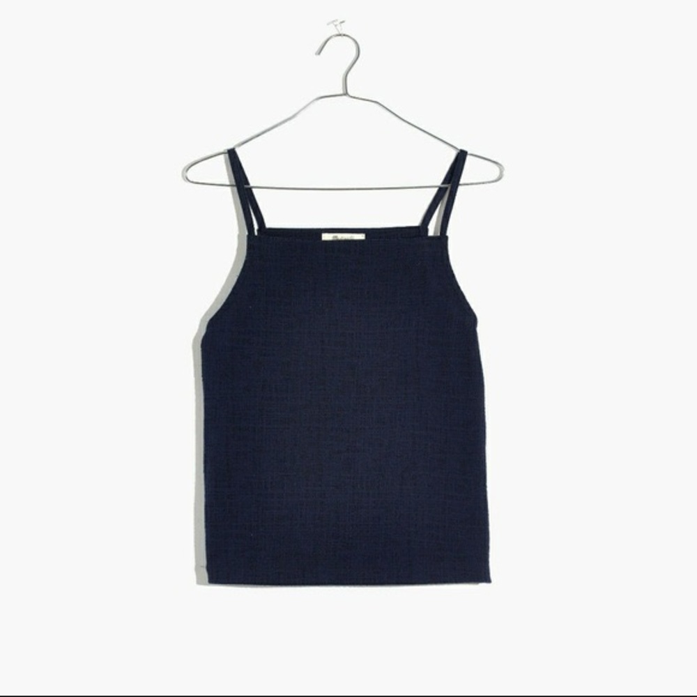 Madewell Texture and Thread Apron Tank Top